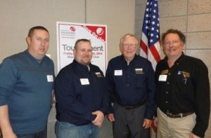 John Johnston Co-Founder of WITC Program with Jamie, David Johnson, and WITC Instructor Kevin Lipsky